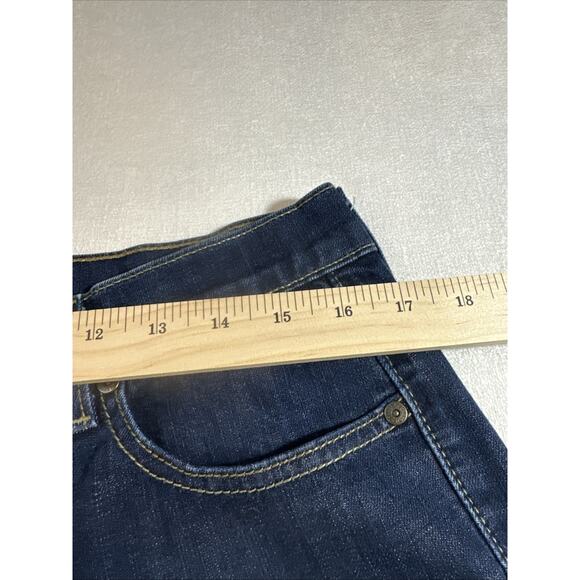 Levi 515 Jeans Womens 10 Boot Cut Mid Rise Dark Wash Denim 33x31.5 - Picture 2 of 7